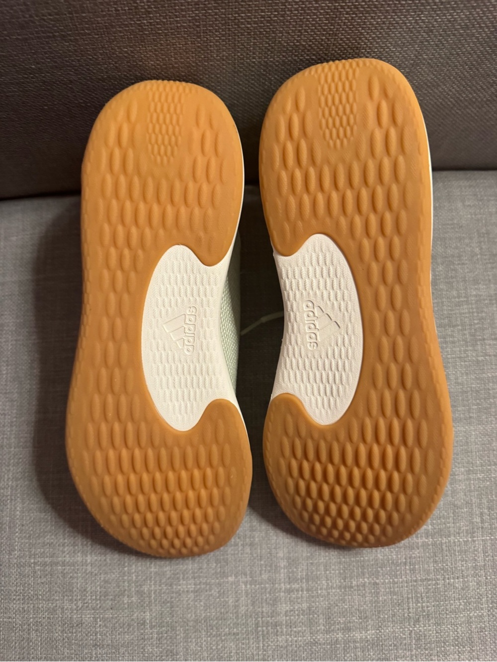 adidas Cloudfoam Knit Sneakers in Pale Mint - Picture 4 of 4